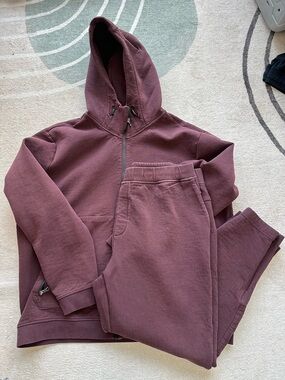Banana Republic Burgundy Hoodie and Joggers Set